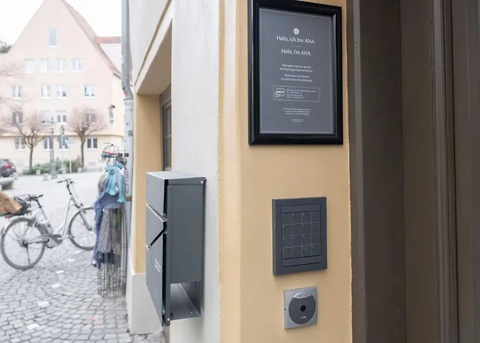 Готель Ana Center - Self-service-hotel Аугсбург